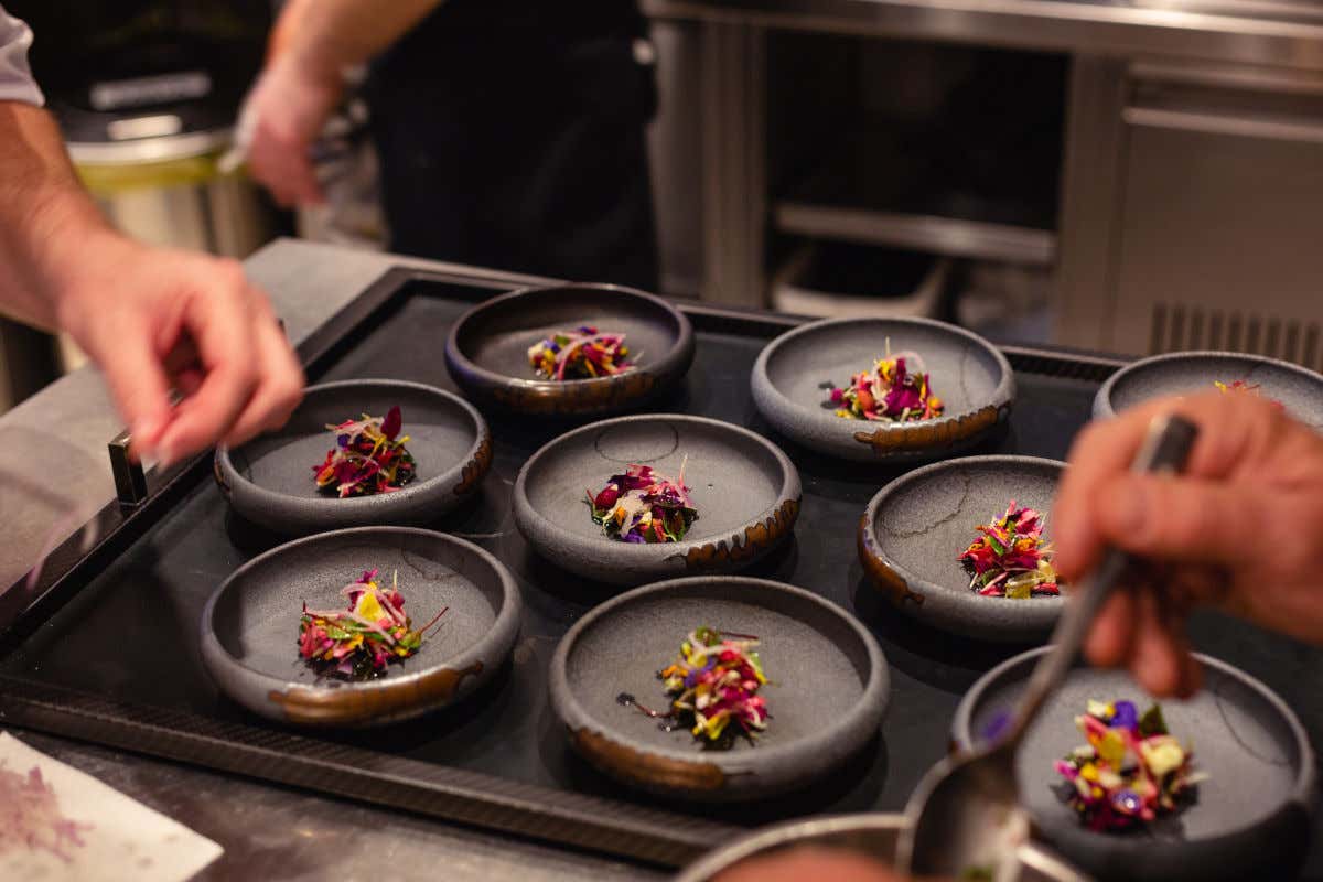 Cena a 4 mani all'Armani Hotel Milano